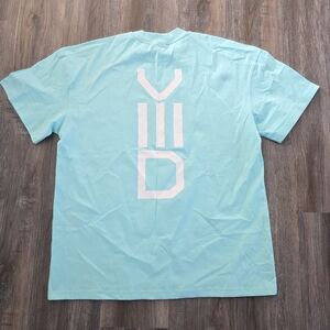 Represent Men's Light Blue T-Shirt Size L